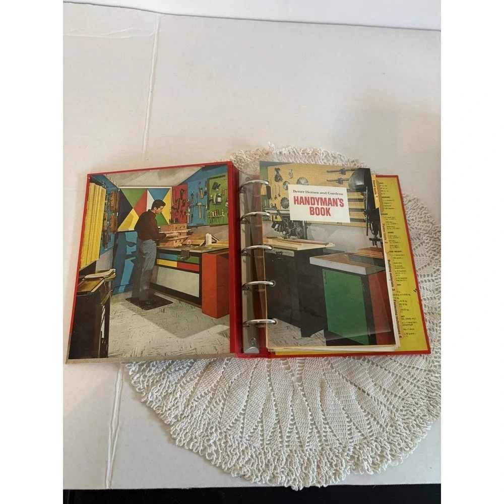 VTG Handyman's Book Lot:2 Better Homes and Gardens 5 Ring 1st&4th.Sears Wiring.
